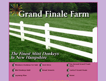 Tablet Screenshot of grandfinalefarm.com
